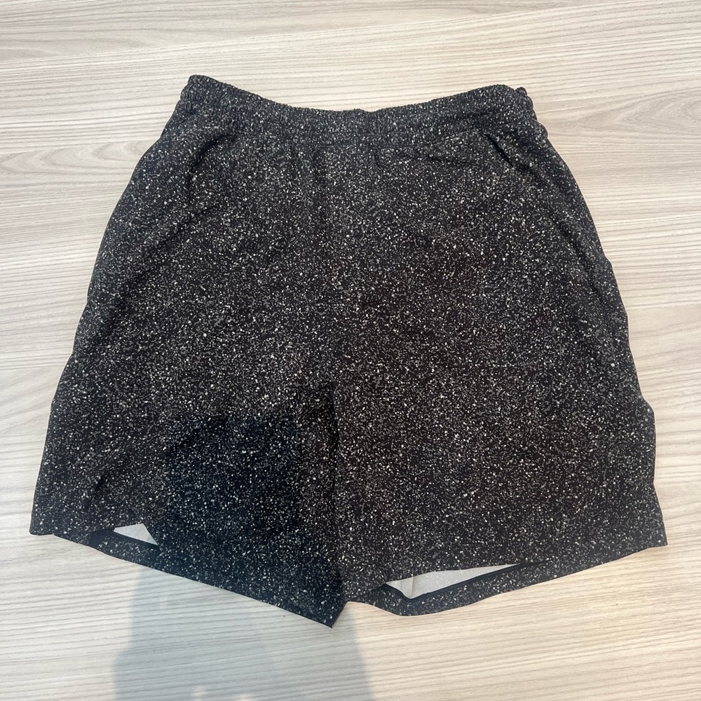 Black Sparkle Lululemon Athletic Shorts